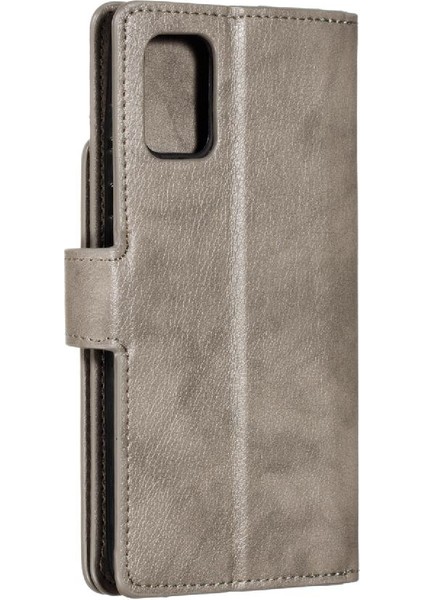 Samsung Galaxy A71 4g 9 Kart Yuvaları Cüzdan Kickstand Manyetik Pu (Yurt Dışından)