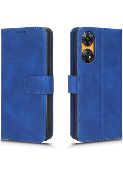 Oppo RENO8T 4g Deri Için Kılıf Kart Tutucu Kapak ile Folio Flip Case (Yurt Dışından)