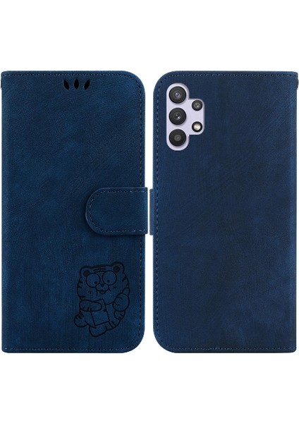 Samsung Galaxy A32 5g Için Kılıf Tutucu Kapak Cüzdan Kılıf Kabartmalı Sevimli Flip (Yurt Dışından)