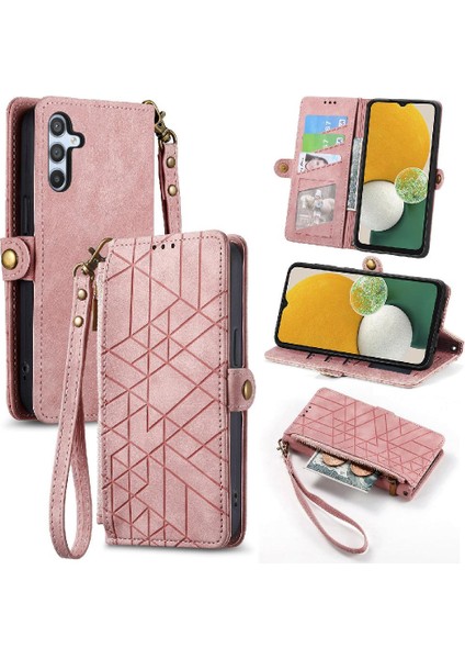 Samsung Galaxy A13 5g Için Flip Case Deri Kılıf Cüzdan Basit Iş (Yurt Dışından)