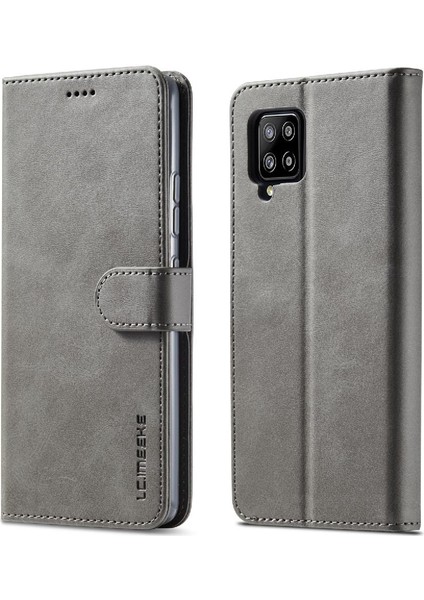 Samsung Galaxy Case 5g Buzağı Doku Yatay Çevir Deri Kılıf (Yurt Dışından)