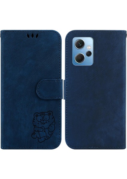 Xiaomi Redmi Için Not 12 4g Cüzdan Kılıf Kabartmalı Sevimli Kaplan Tutucu (Yurt Dışından)