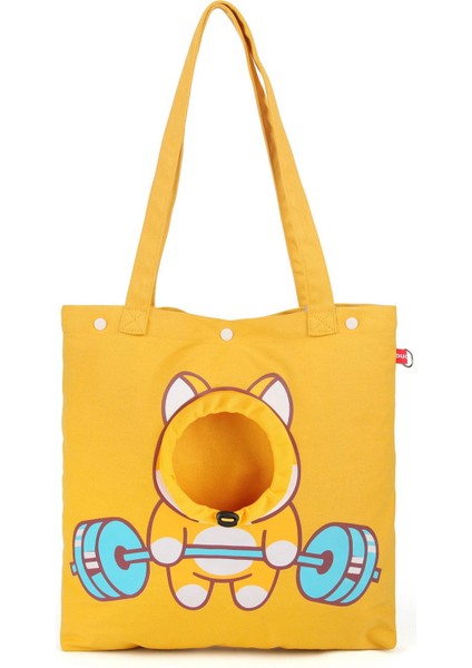Taşınabilir Kedi Gezi Çantası Omuz Crossbody Evcil Hayvan Çantası (Yurt Dışından) M