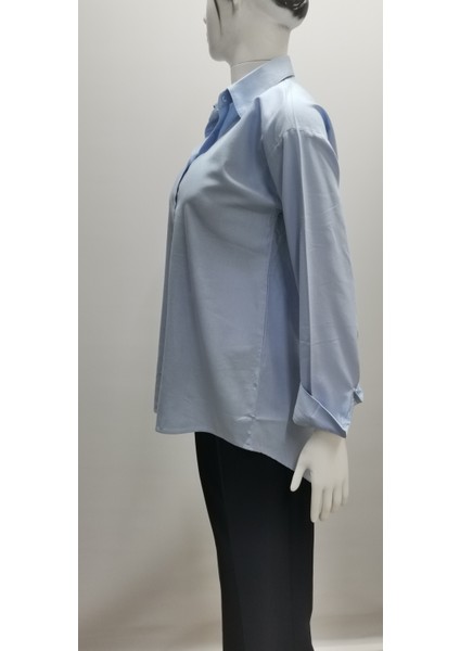 Cupra Uzun Kollu Salaş Pamuklu Rahat Tarz Yumaşak Dokulu Kadın Gömlek modelleri