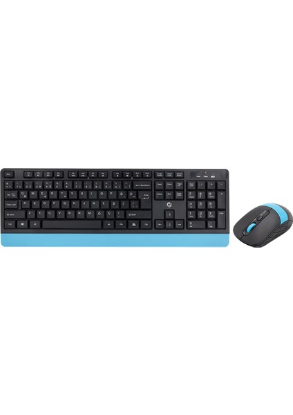 Frısby FK-4885QU Kablosuz Klavye Mouse Set Mavi