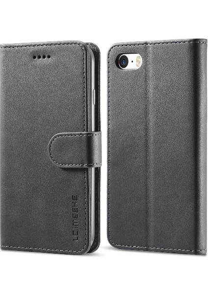 Iphone 7/8 Için Buzağı Doku Yatay Kapak Kılıf Tutucu ile (Yurt Dışından)