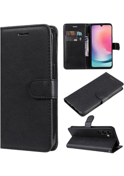 Samsung Galaxy A25 Için Flip Case 5g Iş Cüzdan Telefon Kılıfı ile Yüksek (Yurt Dışından)