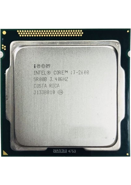 Core i7 2600 3,4 GHz 8 MB Cache 1155 Pin İşlemci