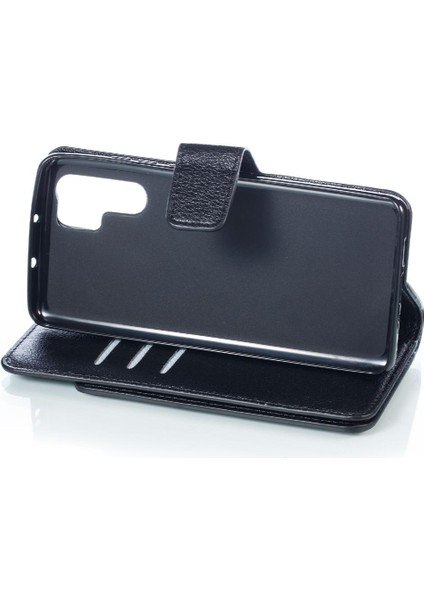 Huawei P30 Pro Kickstand Manyetik 9 Kart Yuvaları Cüzdan Pu Deri Kılıf (Yurt Dışından)