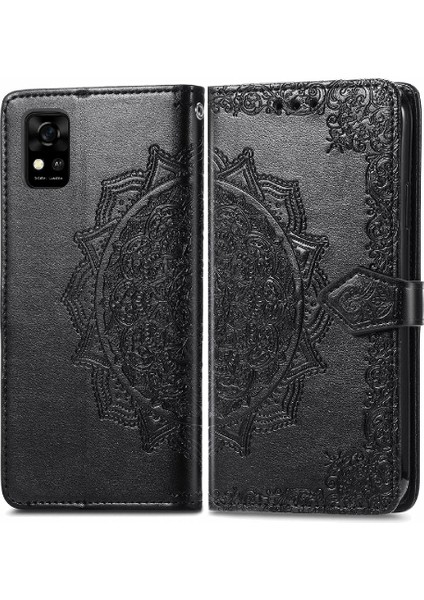 Zte Blade Flip Flip Kapak Kılıf Darbeye Basit Desen (Yurt Dışından)