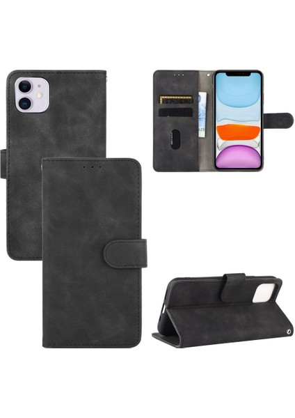 Iphone 11 Için Kılıf Deri Folio Flip Case Koruyucu Kapak Tam Kart (Yurt Dışından)