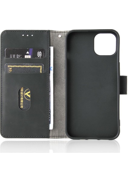 Mays Boutique Kart ile iphone 13 Kart Ekleme Deri Folio Flip Case Için Kılıf (Yurt Dışından)