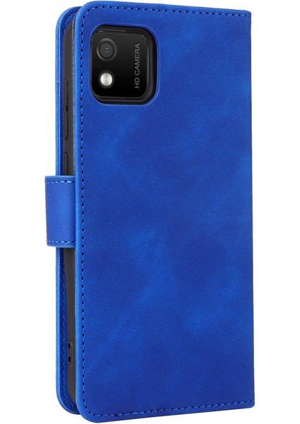 Wiko Y52 Deri Folio Flip Case Koruyucu Kapak Kartı Için Kılıf Tam (Yurt Dışından)