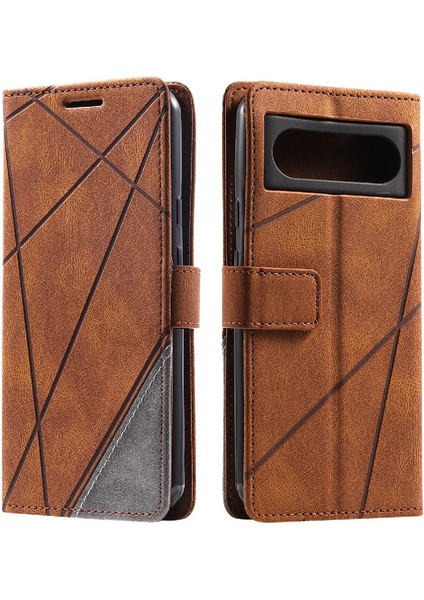 Google Piksel 8 Pro Kart Tutucu Için Kılıf Kickstand Cüzdan Flip Folio Pu (Yurt Dışından)