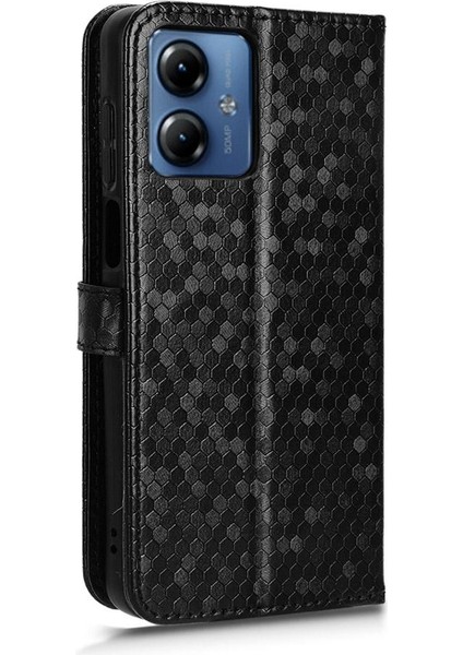 Motorola Moto G14 4g Geometrik Desen Manyetik Toka Deri Kılıf (Yurt Dışından) fırsatları