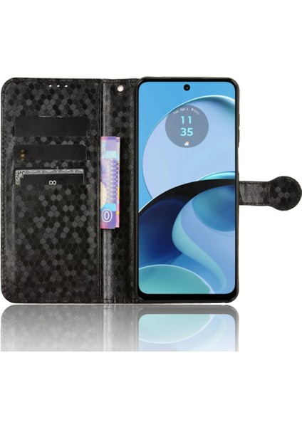 Motorola Moto G14 4g Geometrik Desen Manyetik Toka Deri Kılıf (Yurt Dışından) indirimleri