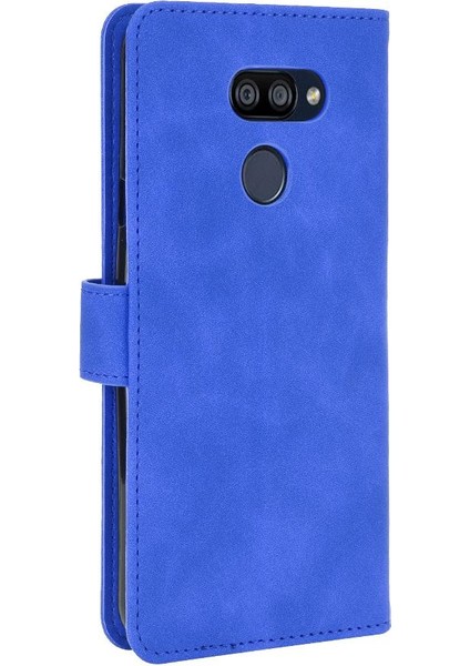 Kart Tutucu Kickstand Deri Folyo ile Lg K40S Kart Ekleme Için Kılıf (Yurt Dışından) modelleri