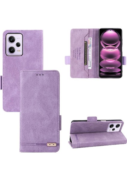 Xiaomi Redmi NOTE12 Pro 5g Deri Kart ile Folio Flip Case (Yurt Dışından)