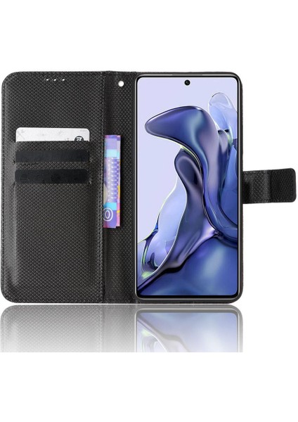 Xiaomi 11T/11T Pro Kapak Kickstand Manyetik Cüzdan Kart Tutucu (Yurt Dışından) fırsatları