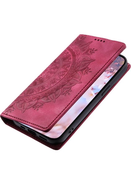 IPhone 12 Için Kılıf Pro Max Kart Ekleme Pu Deri Yan Toka Tam (Yurt Dışından)