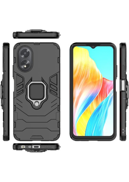 Oppo A38 4g Darbeye Kapak Için Kılıf 360 &deg; Dönen Halka Kickstand Askeri (Yurt Dışından) fiyatları