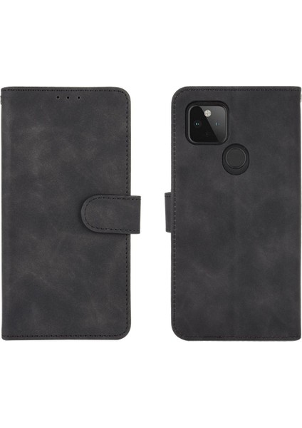 Kart Sahibi Tam ile Google Piksel 5 Deri Folio Flip Case Için Kılıf (Yurt Dışından)