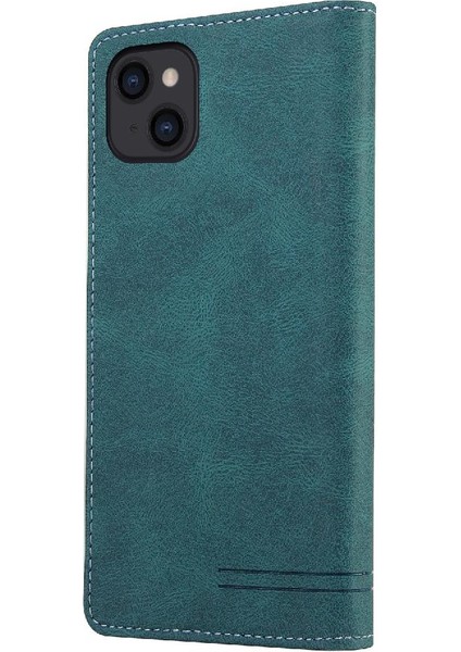 IPhone 15 Için Kılıf Pro Iki Kart Yuvaları Premium Deri Premium Deri (Yurt Dışından)