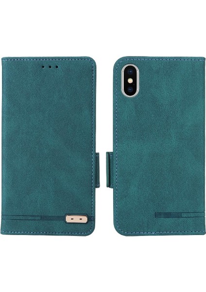 Kart Tutucu Kickstand Deri Folio Flip Case ile iphone Xr Için Kılıf (Yurt Dışından)