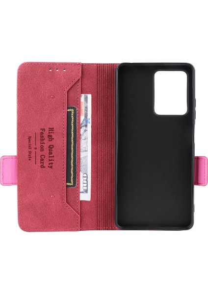 Xiaomi Redmi NOTE12 Pro 5g Deri Kart ile Folio Flip Case (Yurt Dışından)