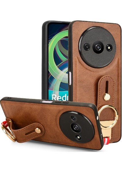 Xiaomi Redmi A3 Premium Pu Deri Kolaylık Bilek Kayışı (Yurt Dışından)