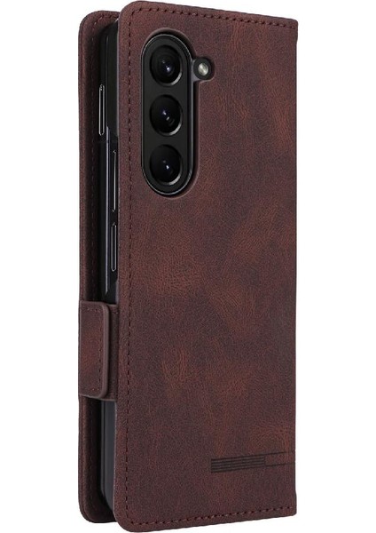 Samsung Galaxy Z Flod 5 Için Kılıf Kart Tutucu Kickstand Tam Kapak ile (Yurt Dışından)