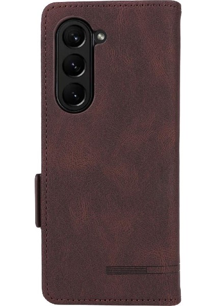 Samsung Galaxy Z Flod 5 Için Kılıf Kart Tutucu Kickstand Tam Kapak ile (Yurt Dışından)