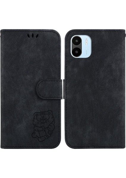 Xiaomi Redmi A2/a1 Cüzdan Kılıf Kart Cep Tutucu Kapak Kabartmalı (Yurt Dışından)