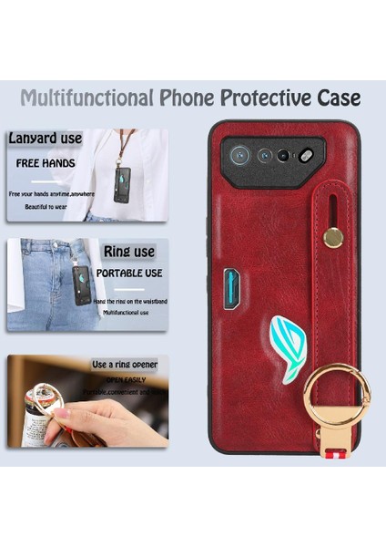 Asus Rog Telefon 7 Premium Pu Deri Kolaylık Bilek Kayışı Için Kılıf (Yurt Dışından) modelleri