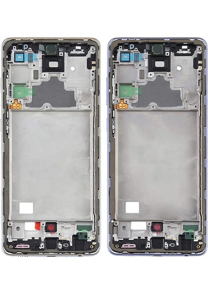 Samsung Galaxy A72 4g A725F Ile Uyumlu Orta Kasa Ekran Çıtası Siyah