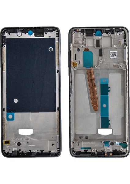 Xiaomi Poco X3 Ile Uyumlu Orta Kasa Ekran Çıtası Siyah