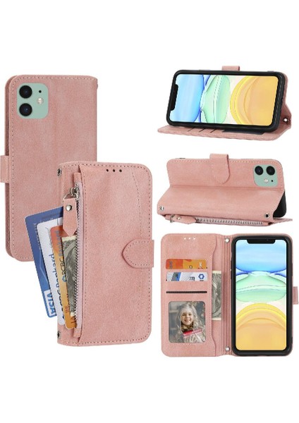 Iphone 11 Için Flip Case Pu Deri Anti Scratch Manyetik Kapatma Kickstand (Yurt Dışından)