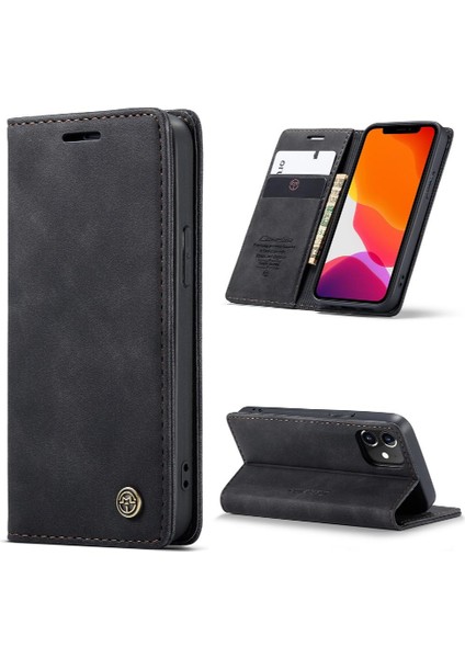 Iphone 13 Mini Kılıf Için Flip Case Kart Yuvası Kickstand Vintage Pu Deri (Yurt Dışından)