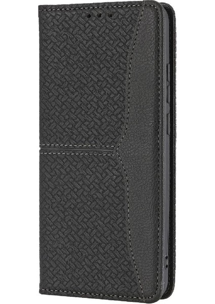 Samsung Galaxy A02S Kredi Kartı Tutucu Pu Deri Kapak Flip Book Için Kılıf (Yurt Dışından)