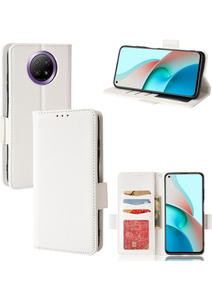 Xiaomi Redmi Için Not 9t 5g Cüzdan Kart Yuvaları Tutucu Pu Deri Yan (Yurt Dışından)