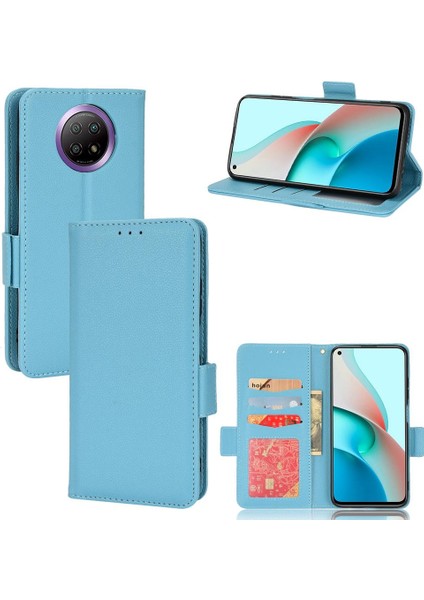 Xiaomi Redmi Için Not 9t 5g Cüzdan Kart Yuvaları Tutucu Pu Deri Yan (Yurt Dışından)