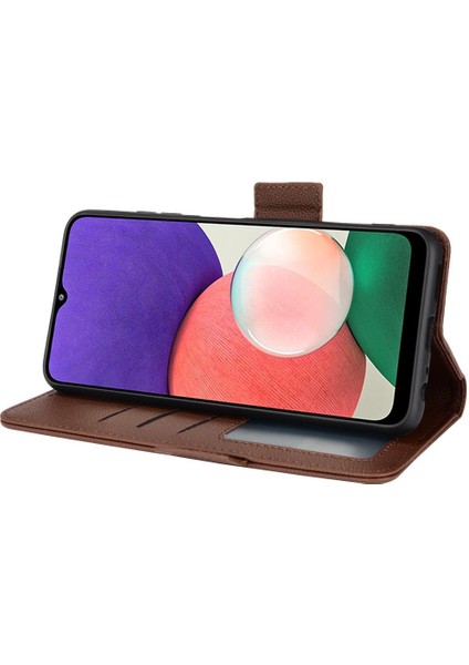 Samsung Galaxy A22 5g Için Kılıf Kart Yuvaları Tutucu Pu Deri Cüzdan Yan (Yurt Dışından) fiyatları