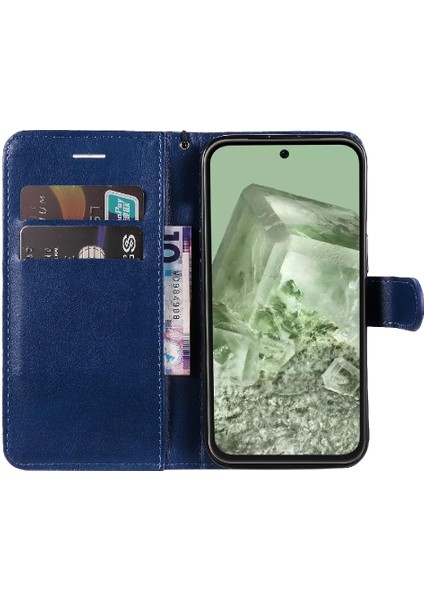Kart Yuvası Yüksek Kaliteli Deri Iş ile Google Piksel 8A Için Flip Case (Yurt Dışından) fırsatları