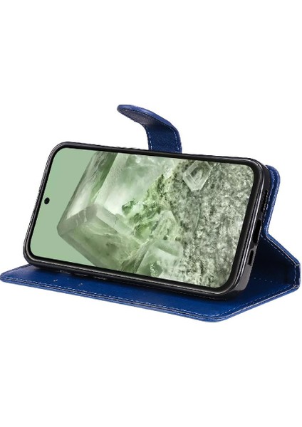 Kart Yuvası Yüksek Kaliteli Deri Iş ile Google Piksel 8A Için Flip Case (Yurt Dışından) indirimleri