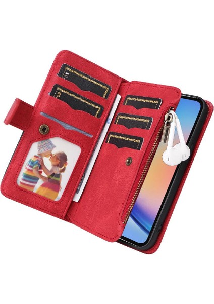 Kart Yuvası Standı Fermuar Cüzdan Tarzı ile Samsung Galaxy A35 5g Için Kılıf (Yurt Dışından) fırsatları