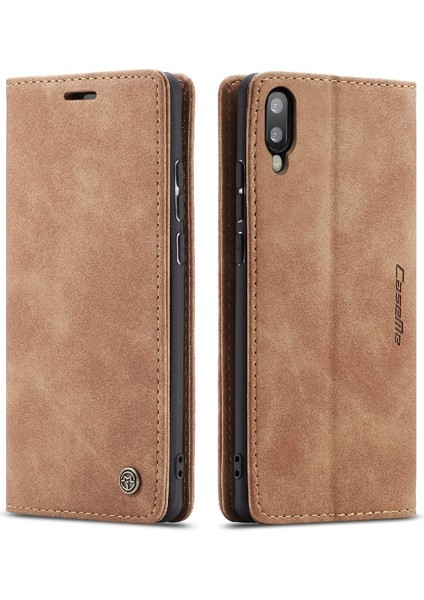 Samsung Galaxy M10 Flip Folio Kitap Manyetik Kapatma Kılıf Pu Için Flip Case (Yurt Dışından)