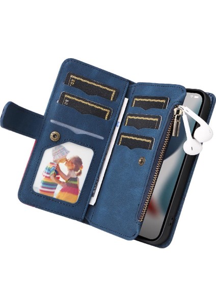 Kart Yuvası Standı Dokuz ile IPhone 14 Artı Kickstand Koruyucu Kılıf (Yurt Dışından)