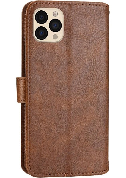 Iphone 13 Için Flip Case Pro Kart Tutucu Anti Scratch Manyetik Kapatma Pu (Yurt Dışından)