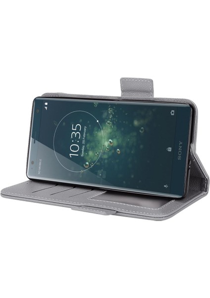 Sony Xperia Xz2 Cüzdan Manyetik Yan Toka Kart Yuvaları Tutucu Pu (Yurt Dışından) fiyatları
