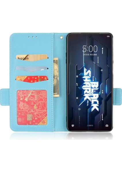 Xiaomi Siyah Köpekbalığı 5 Yan Toka Kart Yuvaları Tutucu Manyetik Pu (Yurt Dışından) modelleri